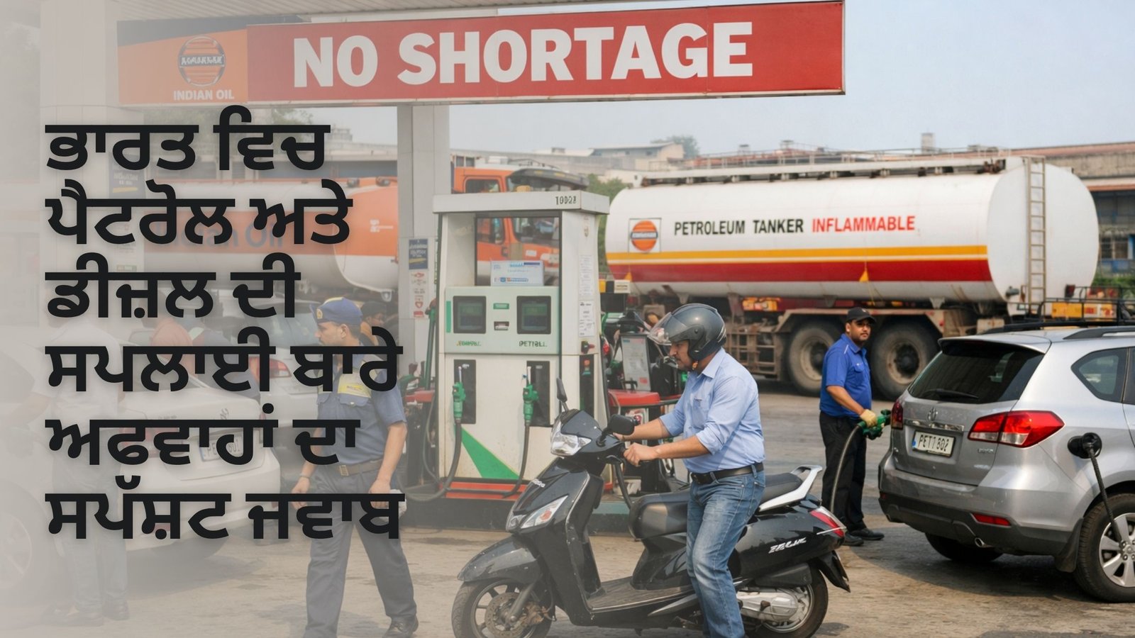 ਭਾਰਤ ਵਿਚ ਪੈਟਰੋਲ ਅਤੇ ਡੀਜ਼ਲ ਦੀ ਸਪਲਾਈ ਬਾਰੇ ਅਫਵਾਹਾਂ ਦਾ ਸਪੱਸ਼ਟ ਜਵਾਬ