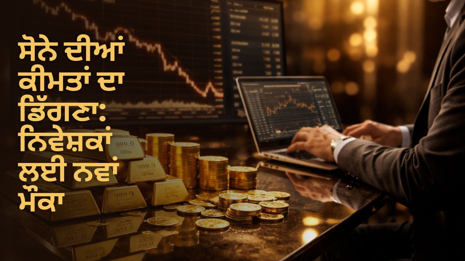 ਸੋਨੇ ਦੀਆਂ ਕੀਮਤਾਂ ਦਾ ਡਿੱਗਣਾ: ਨਿਵੇਸ਼ਕਾਂ ਲਈ ਨਵਾਂ ਮੌਕਾ