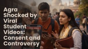 Agra student viral video controversy