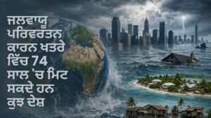 ਜਲਵਾਯੂ ਪਰਿਵਰਤਨ ਨਾਲ ਦੇਸ਼ ਖਤਰੇ ਵਿੱਚ