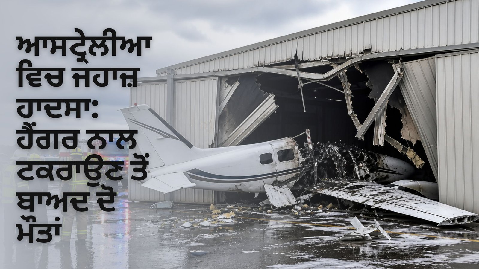 ਆਸਟ੍ਰੇਲੀਆ ਵਿਚ ਜਹਾਜ਼ ਹਾਦਸਾ: ਹੈਂਗਰ ਨਾਲ ਟਕਰਾਉਣ ਤੋਂ ਬਾਅਦ ਦੋ ਮੌਤਾਂ
