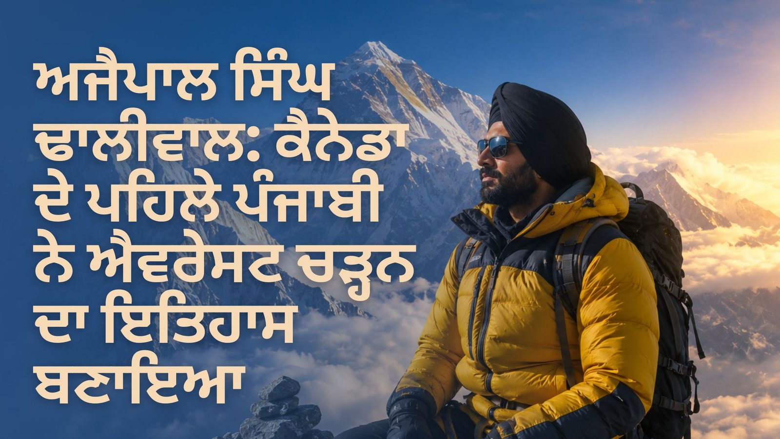 ਅਜੈਪਾਲ ਸਿੰਘ ਢਾਲੀਵਾਲ: ਕੈਨੇਡਾ ਦੇ ਪਹਿਲੇ ਪੰਜਾਬੀ ਨੇ ਐਵਰੇਸਟ ਚੜ੍ਹਨ ਦਾ ਇਤਿਹਾਸ ਬਣਾਇਆ