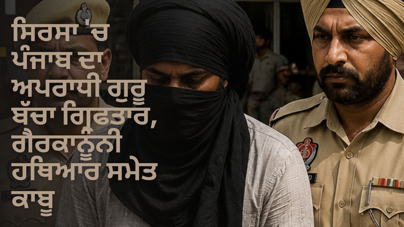 ਸਿਰਸਾ ‘ਚ ਪੰਜਾਬ ਦਾ ਅਪਰਾਧੀ ਗੁਰੂ ਬੱਚਾ ਗ੍ਰਿਫਤਾਰ, ਗੈਰਕਾਨੂੰਨੀ ਹਥਿਆਰ ਸਮੇਤ ਕਾਬੂ