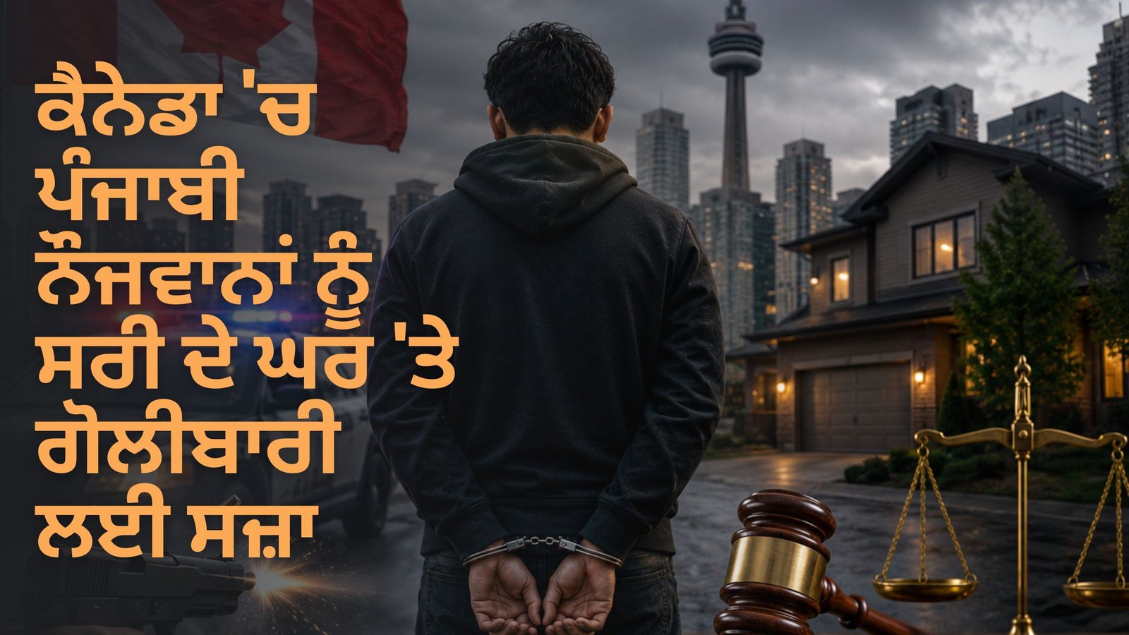 ਕੈਨੇਡਾ ‘ਚ ਪੰਜਾਬੀ ਨੌਜਵਾਨਾਂ ਨੂੰ ਸਰੀ ਦੇ ਘਰ ‘ਤੇ ਗੋਲੀਬਾਰੀ ਲਈ ਸਜ਼ਾ