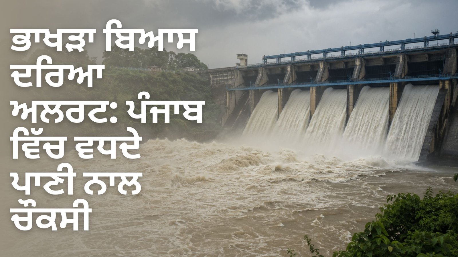 ਭਾਖੜਾ ਬਿਆਸ ਦਰਿਆ ਅਲਰਟ: ਪੰਜਾਬ ਵਿੱਚ ਵਧਦੇ ਪਾਣੀ ਨਾਲ ਚੌਕਸੀ