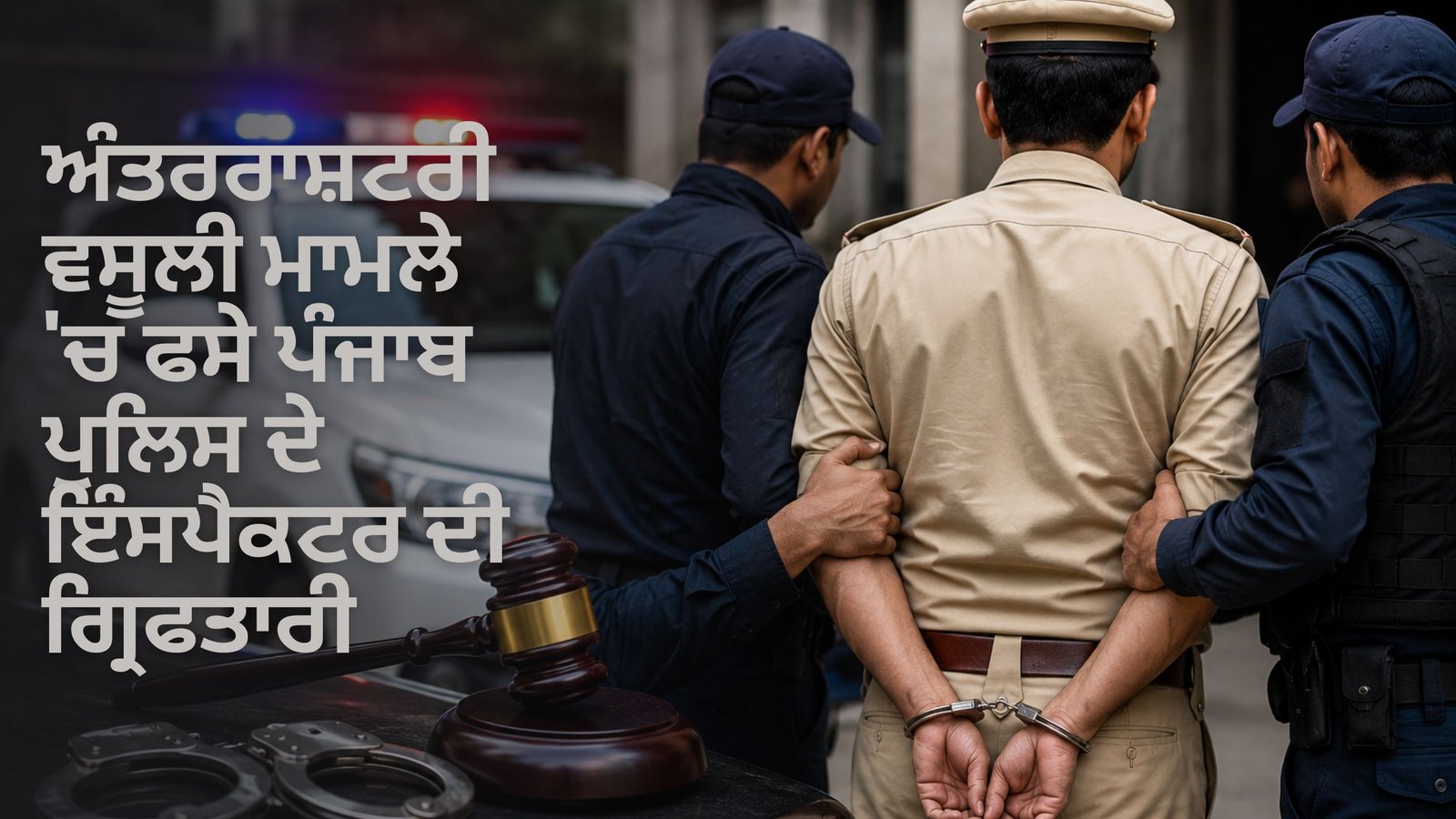 ਅੰਤਰਰਾਸ਼ਟਰੀ ਵਸੂਲੀ ਮਾਮਲੇ ‘ਚ ਫਸੇ ਪੰਜਾਬ ਪੁਲਿਸ ਦੇ ਇੰਸਪੈਕਟਰ ਦੀ ਗ੍ਰਿਫਤਾਰੀ