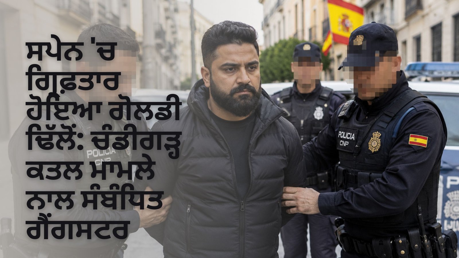 ਸਪੇਨ ‘ਚ ਗ੍ਰਿਫ਼ਤਾਰ ਹੋਇਆ ਗੋਲਡੀ ਢਿੱਲੋਂ: ਚੰਡੀਗੜ੍ਹ ਕਤਲ ਮਾਮਲੇ ਨਾਲ ਸੰਬੰਧਿਤ ਗੈਂਗਸਟਰ