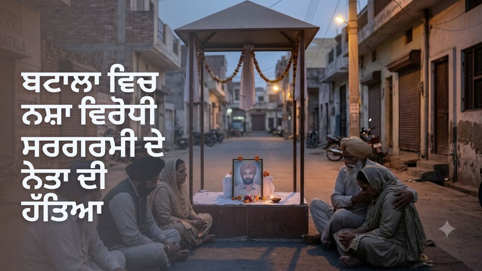 ਬਟਾਲਾ ਵਿਚ ਨਸ਼ਾ ਵਿਰੋਧੀ ਸਰਗਰਮੀ ਦੇ ਨੇਤਾ ਦੀ ਹੱਤਿਆ